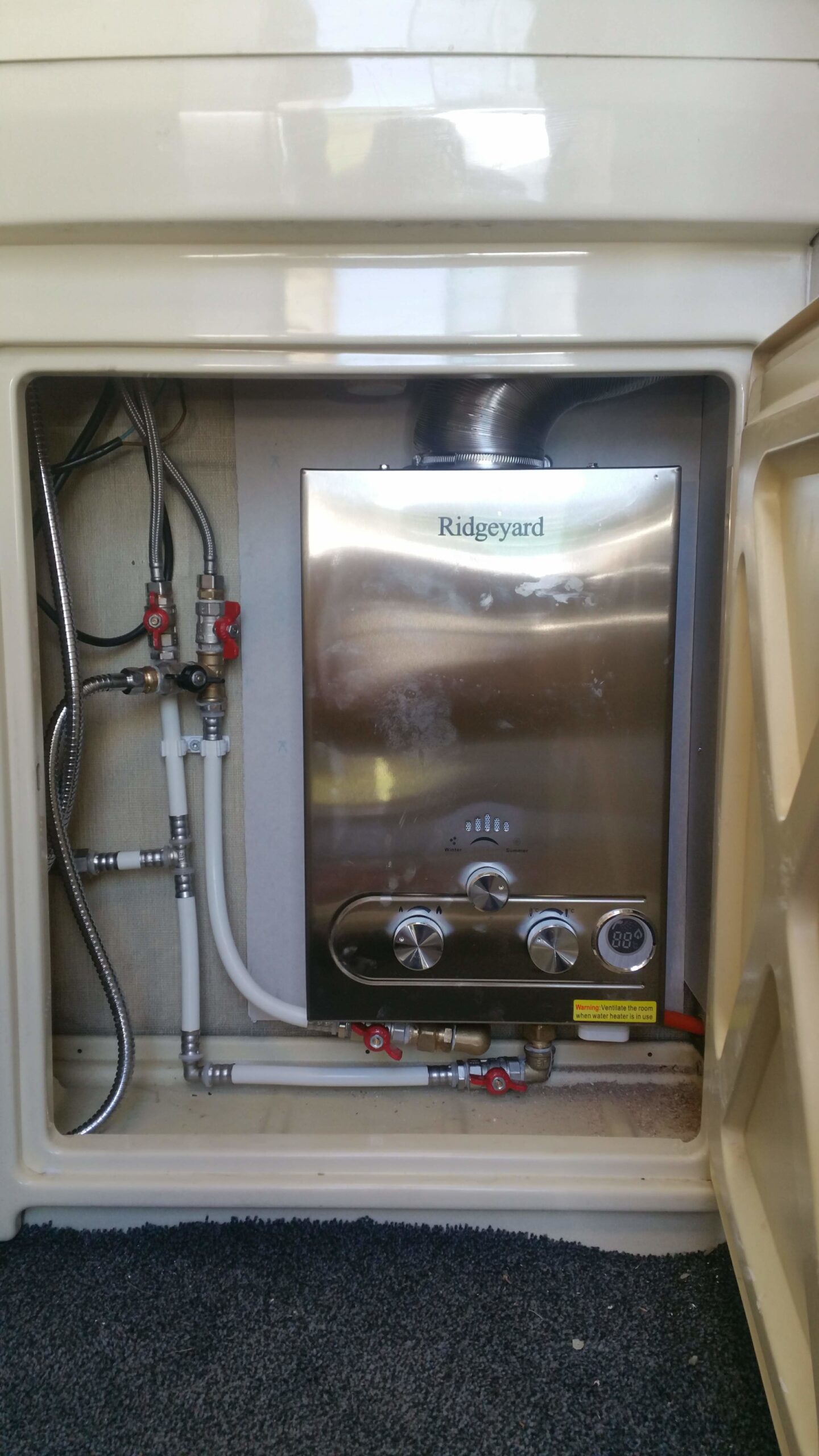 Замена штатного боилера на газовую калонку